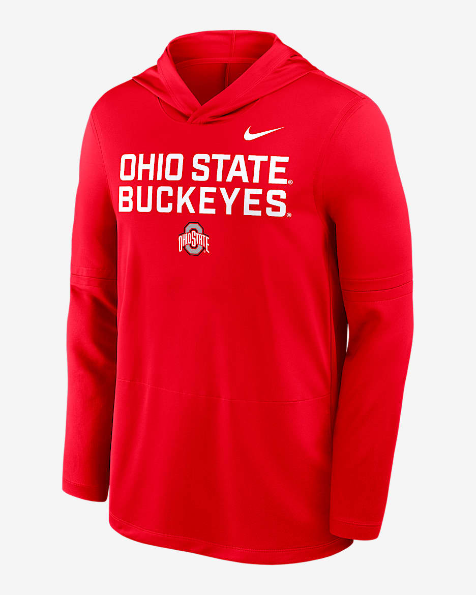 Ohio State Sideline Men's Nike Dri-FIT College Long-Sleeve